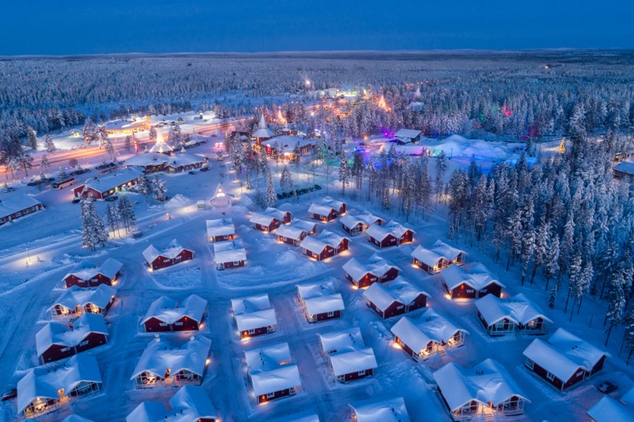 Flugreise Finnland -  Weihnachtsmann Stadt