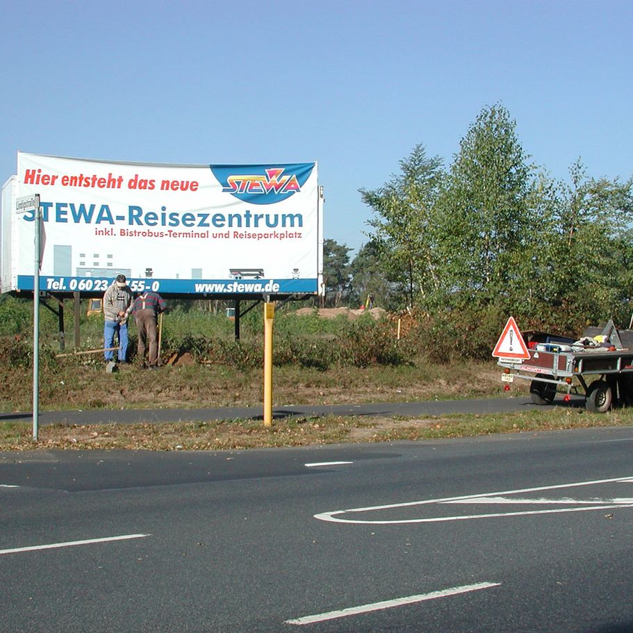 Baustart des STEWA Reisezentrums in Kleinostheim