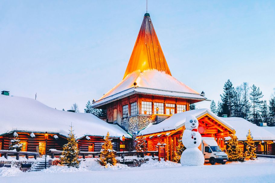 Flugreise Finnland -  Weihnachtsmann Büro