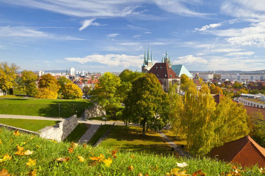 Städtereise Erfurt - Landschaft