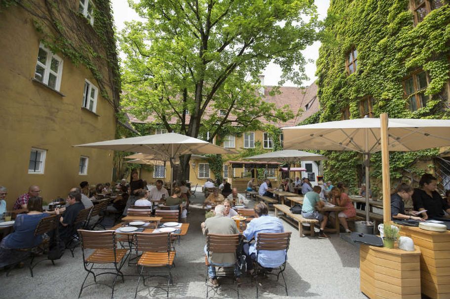 Städtereise Augsburg - Biergarten