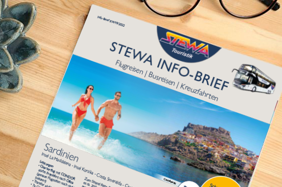 Reisemagazin STEWA Info-Brief 19/2022