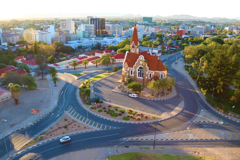 Flugreise Namibia - Windhoek Kirche