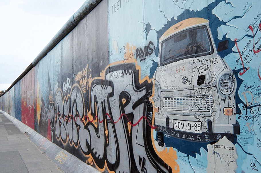 East Side Gallery in Berlin - Städtereise mit dem Bus