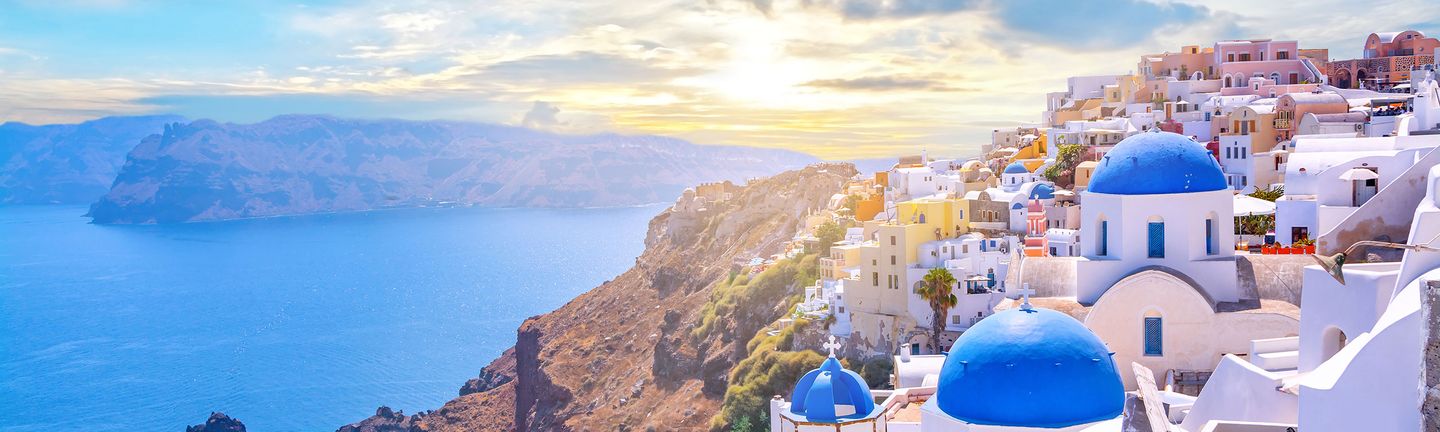Flugreise Griechenland Santorini Oia