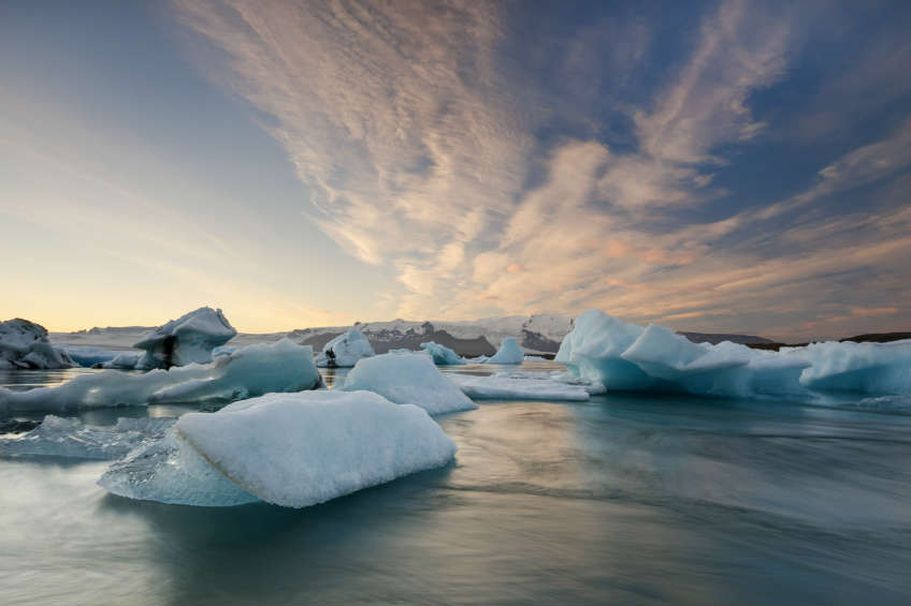 Flugreise Island - Gletscher