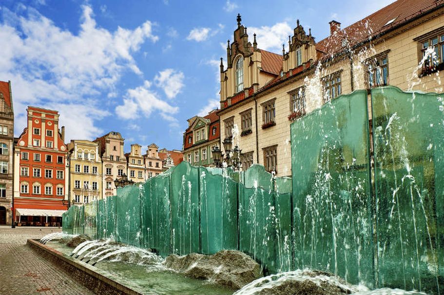 Städtereise Breslau - Brunnen