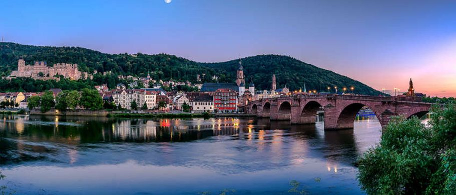 Städtereise Heidelberg - Blue Hour