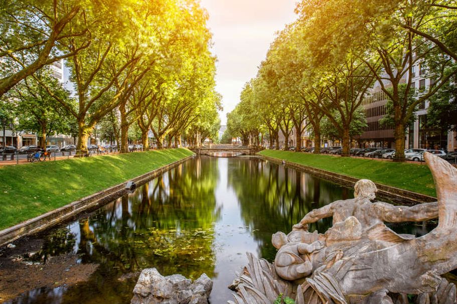 Städtereise Düsseldorf - Kanal