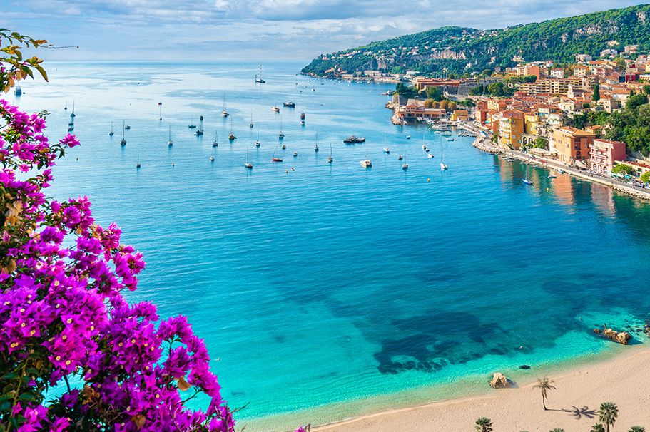Busreise Frankreich Mittelmeer an der französischen Riviera