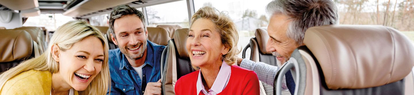 Busreisen mit Freunden und kompetenten Busreise-Teams