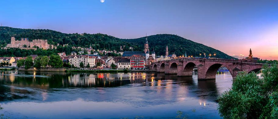 Städtereise Heidelberg - Blue Hour