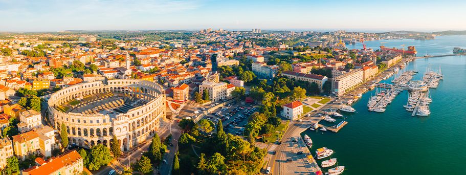 Pula in Istrien - Urlaub in Kroatien