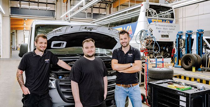 Werkstatt-Team STEWA Touristik