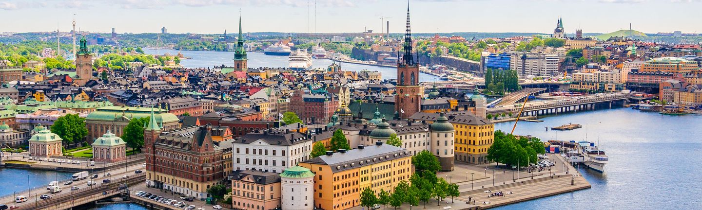 Flugreise Schweden Stockholm