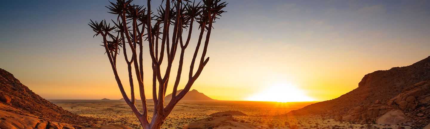 Flugreise Namibia Wüste
