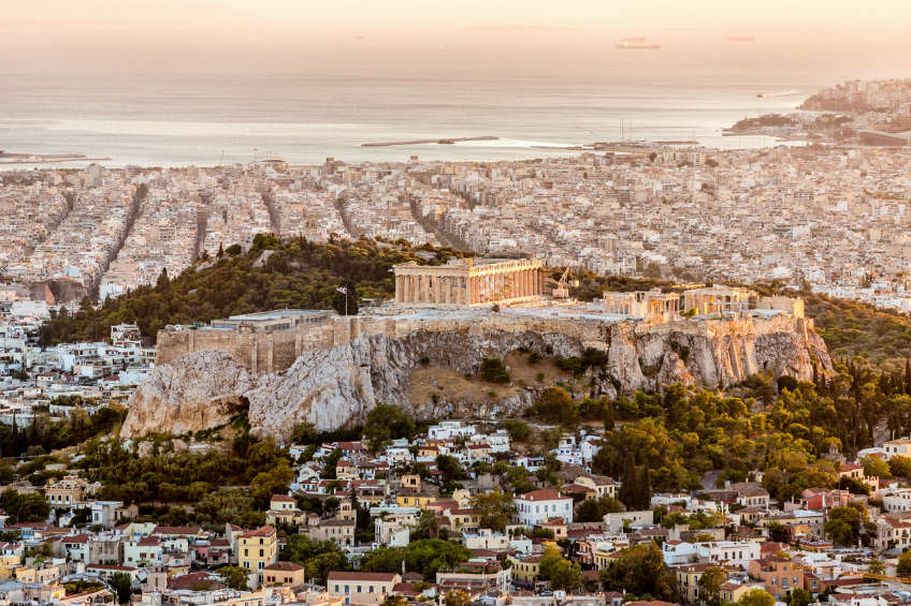 Flugreise Griechenland - Tempel Athen