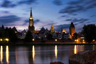 Städtereise Ulm - Ulm bei Nacht