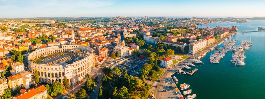 Pula in Istrien - Urlaub in Kroatien