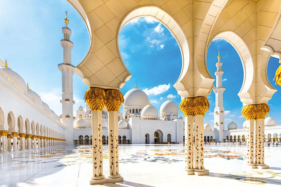 Moschee in Abu Dhabi - Kreuzfahrt mit AIDA